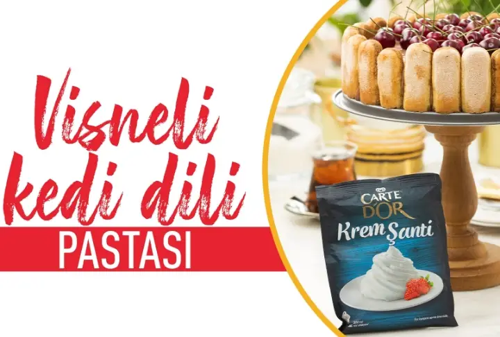 Vişneli Kedi Dilli Pasta | Videolu Tarif