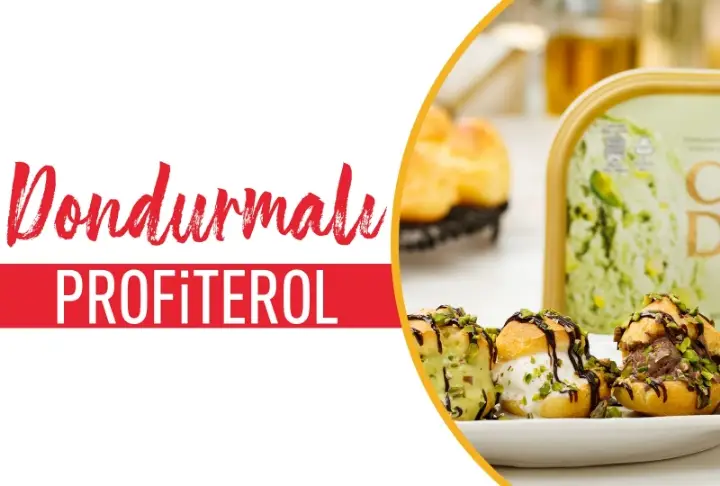 Dondurmalı Profiterol | Videolu Tarif