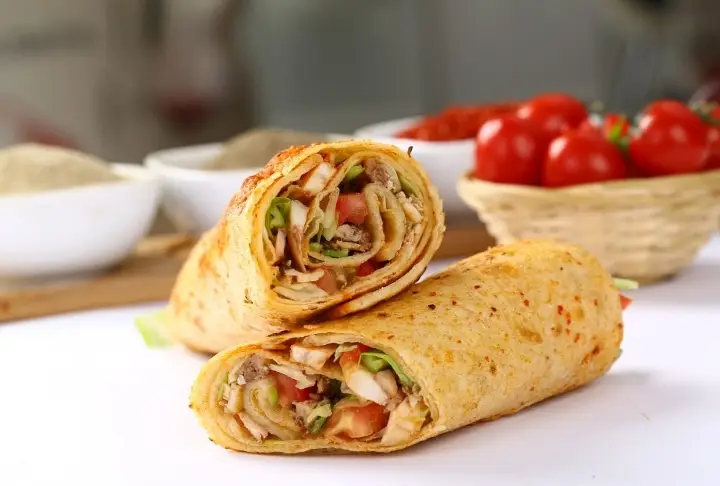 Acılı Tavuk Wrap