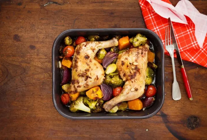 Brüksel Lahanası ve Bademli Tavuk | Videolu Tarif