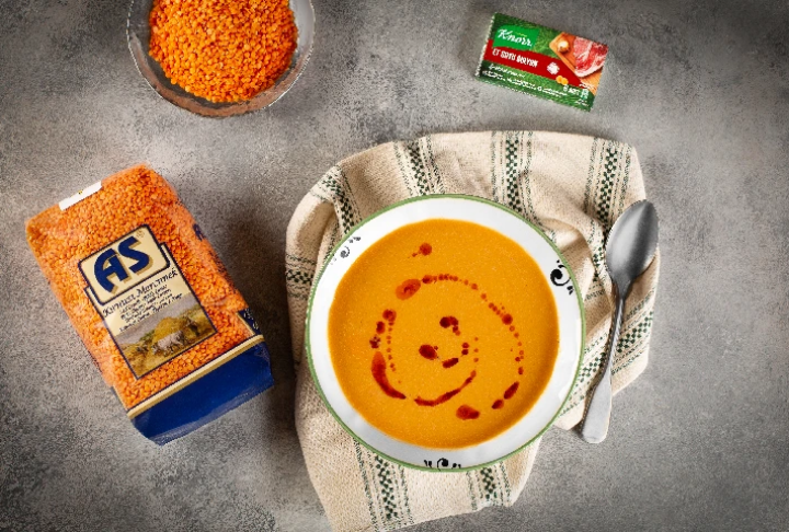 Tahinli Mercimek Çorbası