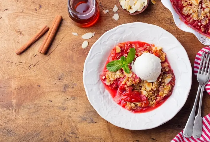 Pratik Dondurmalı Crumble Tabağı