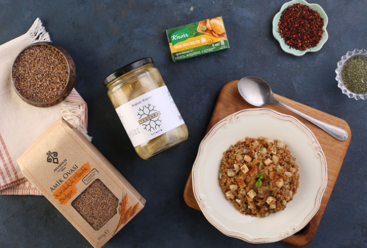 Enginarlı Karakılçık Bulgur Pilavı