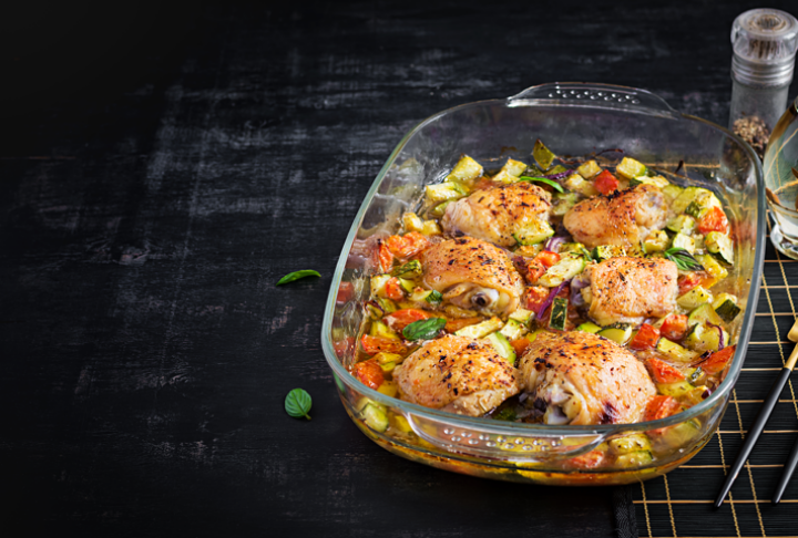 Sebzeli Fırın Tavuk