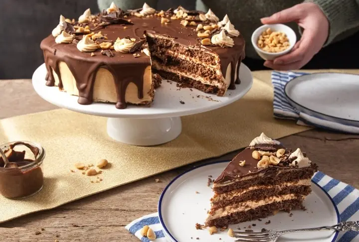 Fıstık Ezmeli Çikolatalı Pasta Tarifi