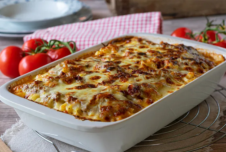 Beşamel Sossuz Fırında Makarna Tarifi