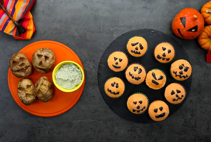 Halloween Cupcake & Zombi Patates  | Videolu Tarif
