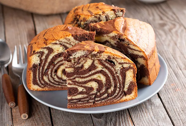 İki Renkli Kek Tarifi