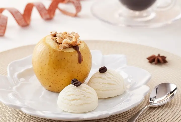 Fırında Kahveli Elma 