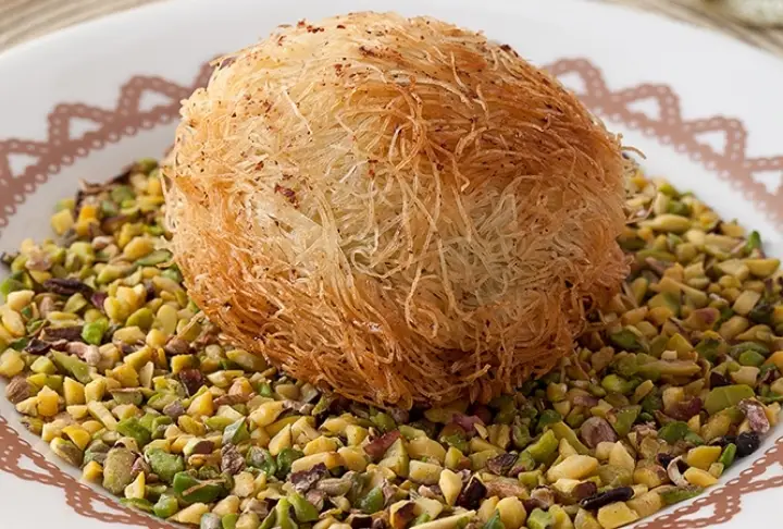 Tel Kadayıfa Sarılı Kızarmış Dondurma