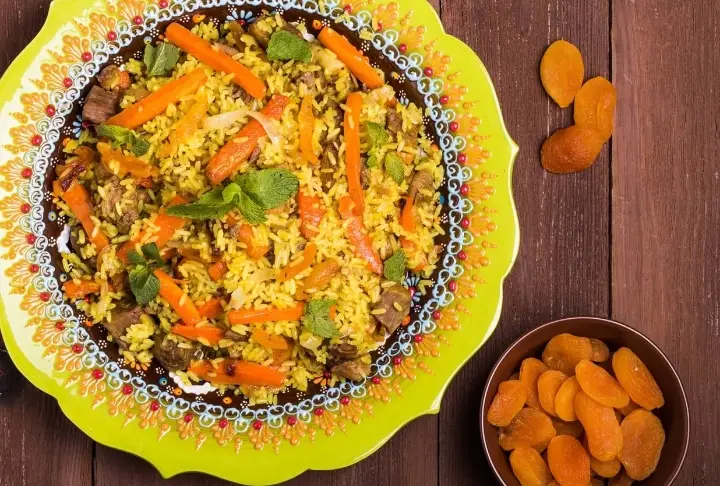 Kayısılı ve Pırasalı Pilav