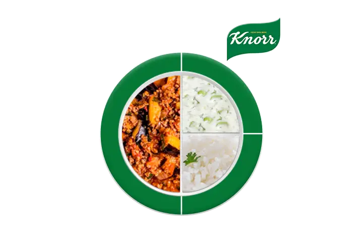 Musakka, Pilav, Cacık