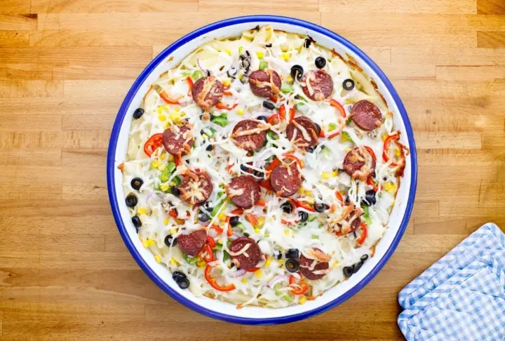 Makarna Pizza | Videolu Tarif