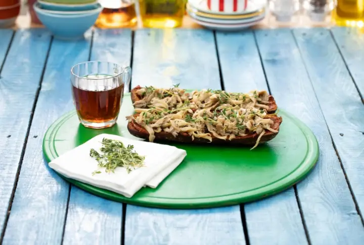 Mantarlı Acukalı Vegan Tost | Videolu Tarif