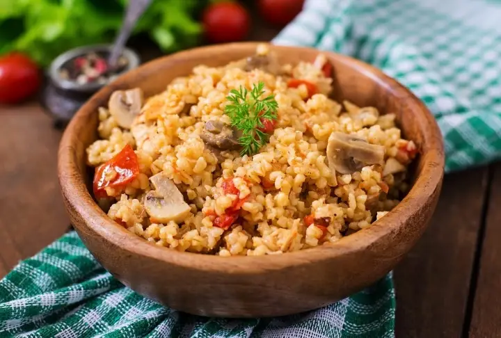 Mantarlı Bulgur Pilavı Tarifi
