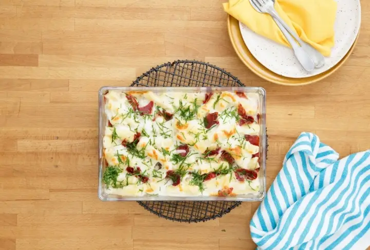 Pastırmalı Fırında Makarna | Videolu Tarif