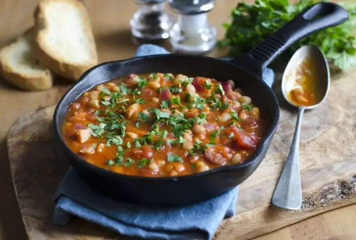 Pastırmalı Kuru Fasulye