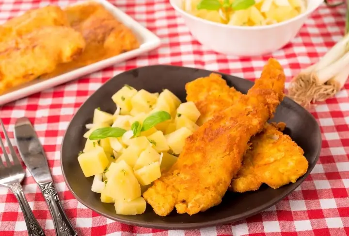 Patates Salatalı Çıtır Çipura