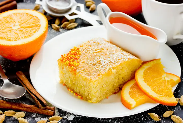 Pratik Portakallı Revani Tarifi