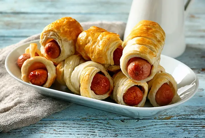 Pratik Sosisli Milföy Böreği