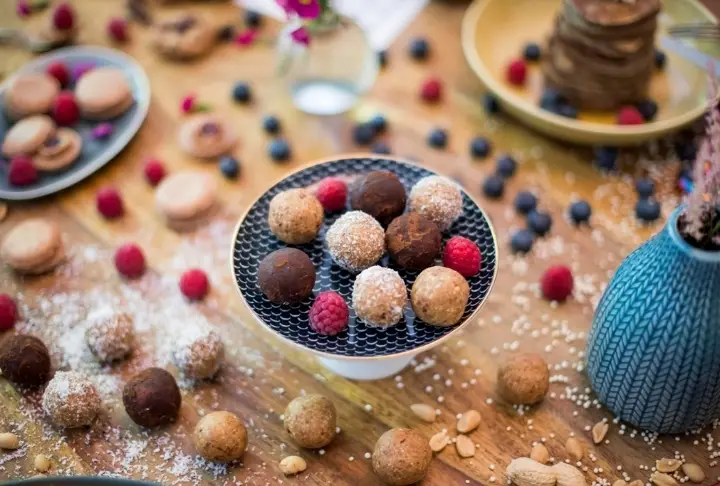 Yer Fıstığı Ezmeli Protein Güç Topları