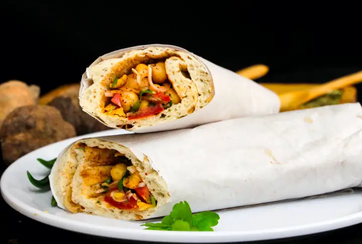 Baharatlı Nohut Dürüm