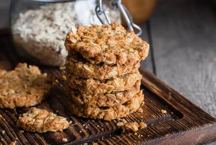 Portakallı Yulaflı Kurabiye