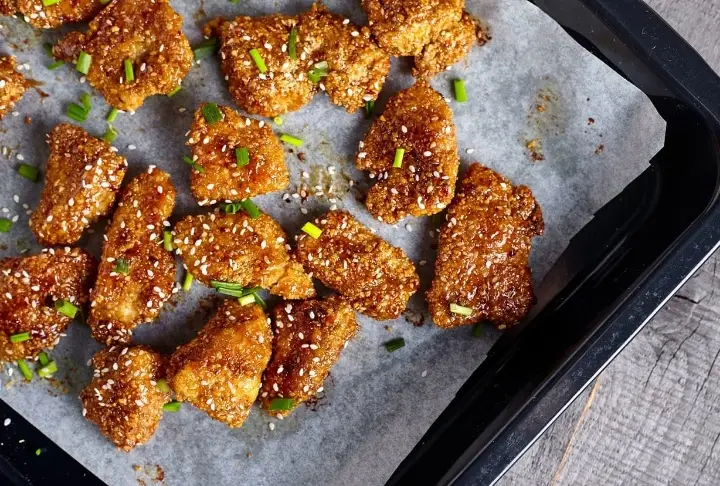 Soğan ve Biberli Çıtır Tavuk