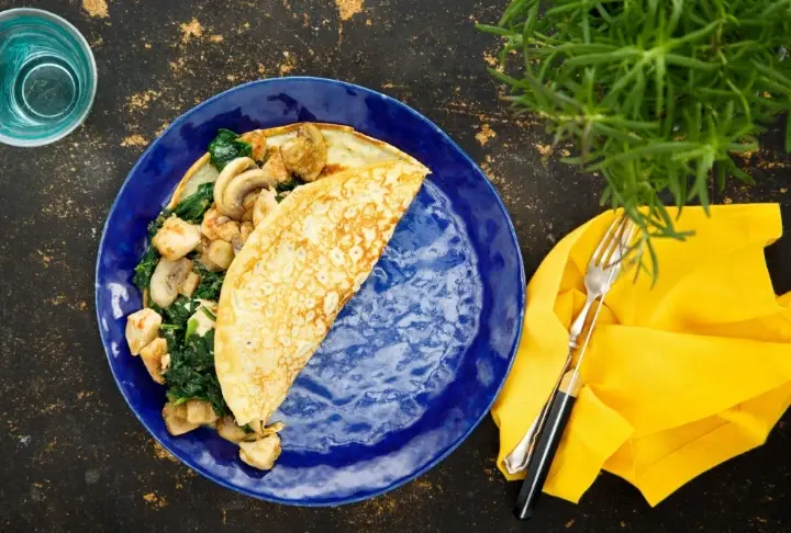 Tavuklu Ispanaklı Krep Tarifi | Videolu Tarif