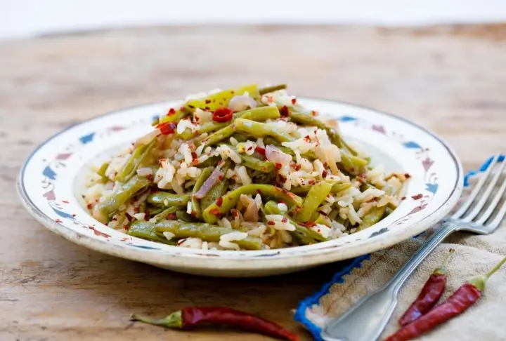 Taze Fasulyeli Pilav  | Videolu Tarif