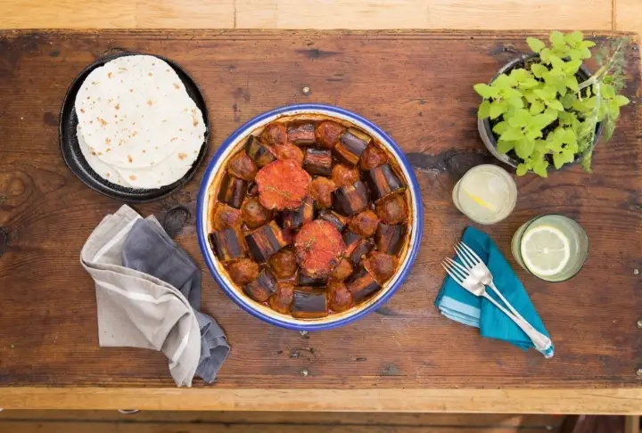 Tepside Patlıcan Kebabı | Videolu Tarif