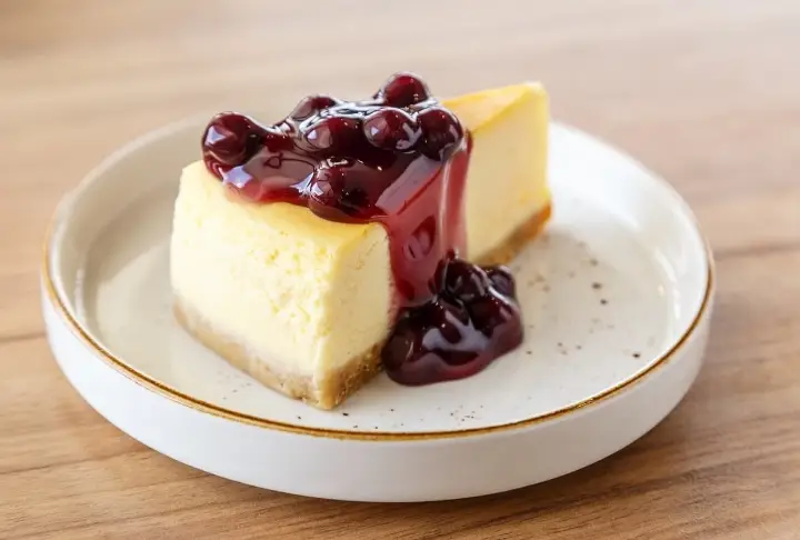 Vişne Soslu Cheesecake