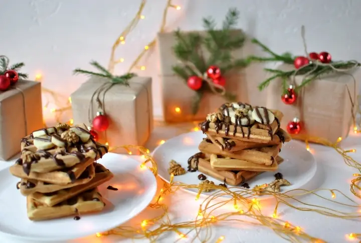 Kestaneli Yılbaşı Waffle’ı