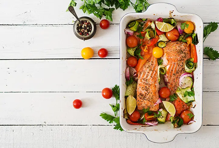 Fırında Somon Tarifi